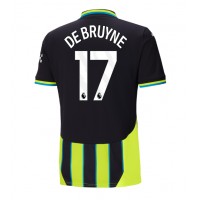 Fotbalové Dres Manchester City Kevin De Bruyne #17 Venkovní 2024-25 Krátký Rukáv